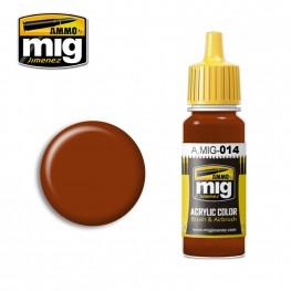AMMO Acrylic Paint 014: RAL 8012 Rotbraun 