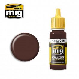 AMMO Acrylic Paint 015: RAL 8017 Schokobraun 