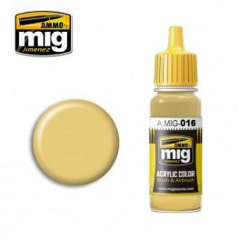 AMMO Acrylic Paint 016: RAL 8020 Gelbbraun 
