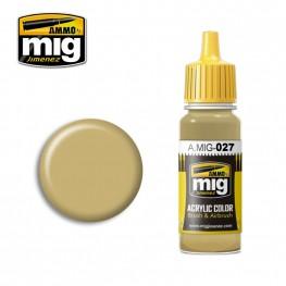 AMMO Acrylic Paint 027: RAL8031 F9 German Sand Beige 
