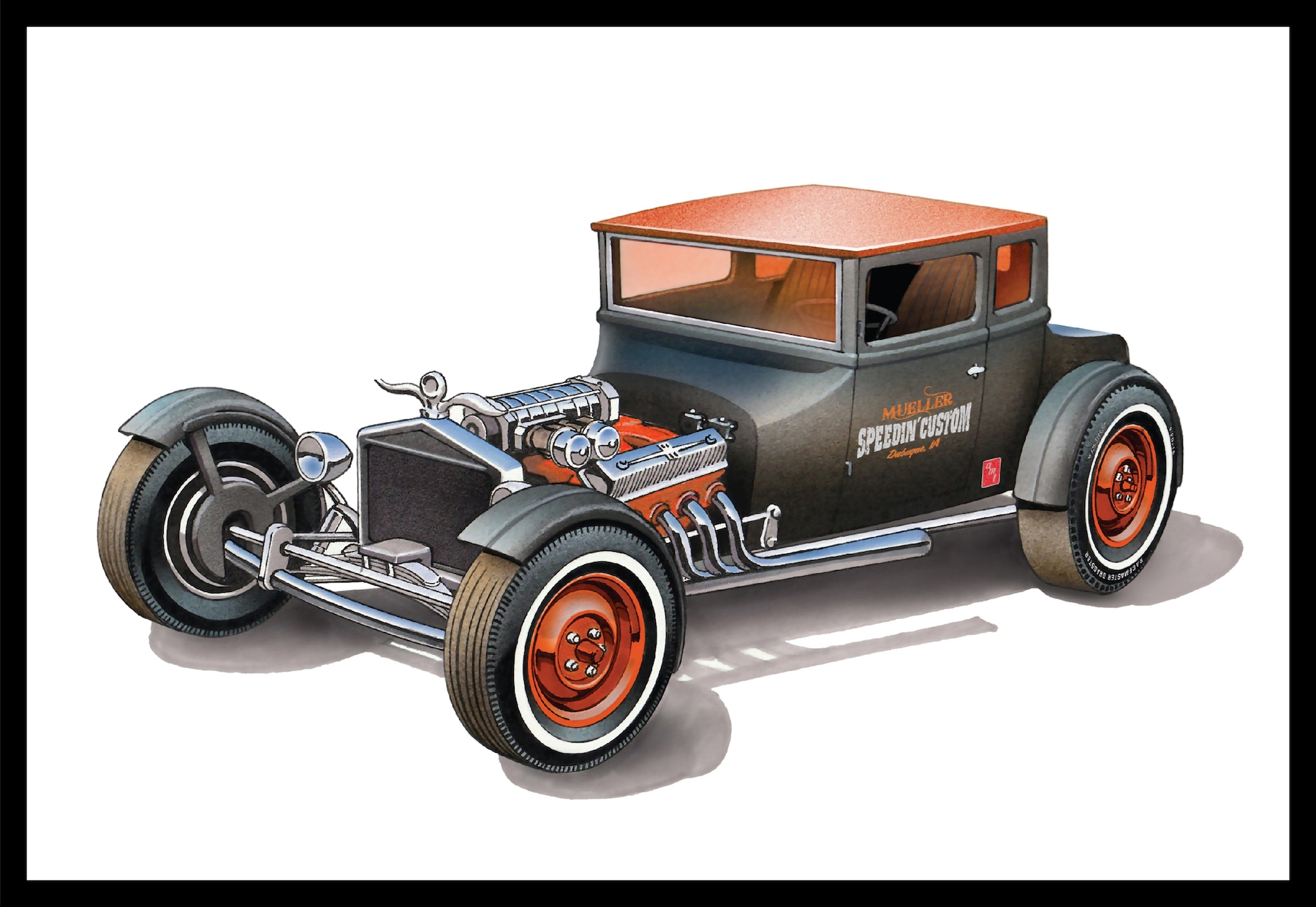 AMT Model 1/25: 1925 Ford T Chopped 