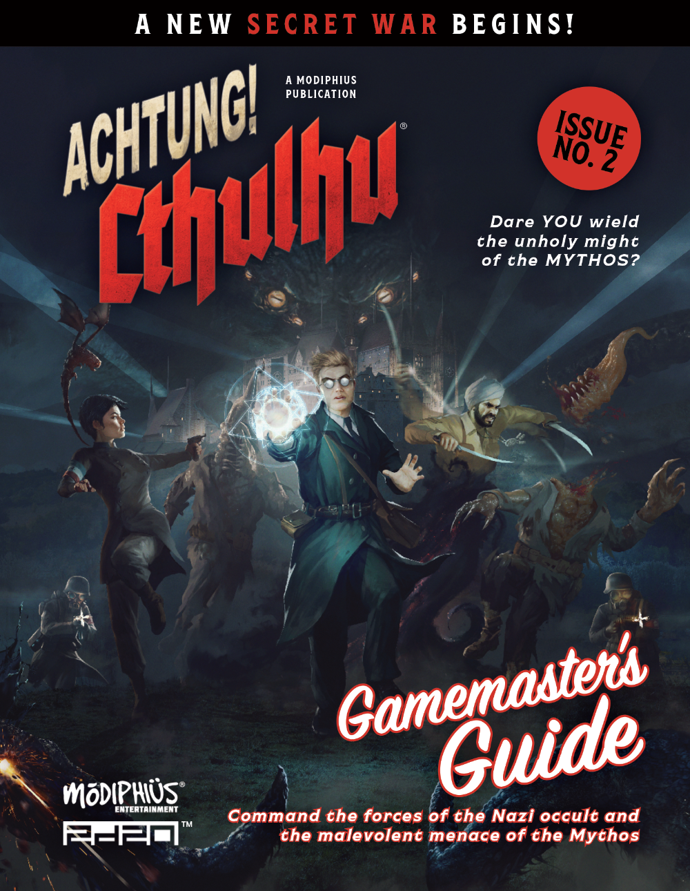 Achtung! Cthulhu - Guida Del Giocatore In Italiano, Gioco Di Ruolo Horror Ambientato Nella Seconda Guerra Mondiale - 3