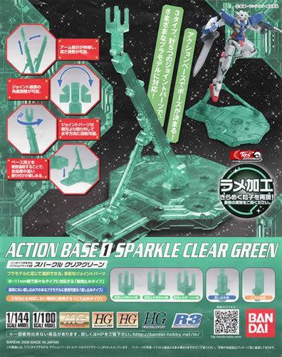 Action Base 1 (1/100): Sparkle Clear Green 