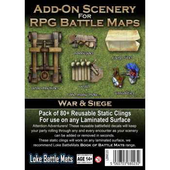Add On Scenery for RPG Battle Maps: War and Siege 
