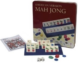 American Mahjong 11" Tin Case 
