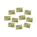 Arkham Horror: 1-Dollar Tokens - Transparent Bronze 