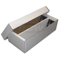 BCW Cardboard Card Box (1600 Count) 