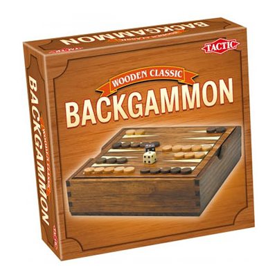 Backgammon In Handy Wooden Box 