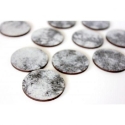Bandua Prepainted Bases: Snow Tundra [40mm] 
