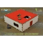 Bandua Wargames: Infinity Terrain Pre-Painted: Modular Building (White &amp; Red) - BAI000048 [BAI000048]
