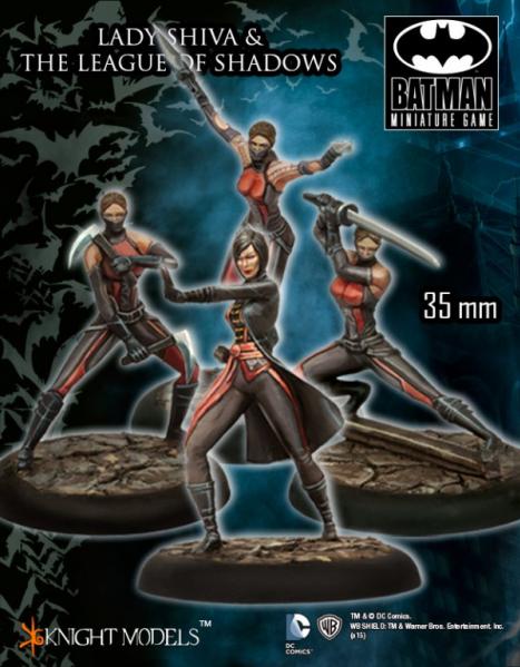 Batman Miniature Game 011: Lady Shiva & the League of Shadows (Arkham Origins) [SALE] 