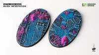 Battle Ready Bases: Alien Infestation Oval 90mm (x2) 