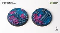 Battle Ready Bases: Alien Infestation Round 60mm (x2) 