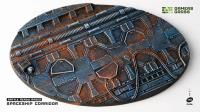 Battle Ready Bases: Spaceship Corridor Oval 170mm (x1) 