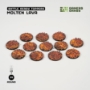 Battle Ready Toppers: Molten Lava Round 25mm (12x) - GGT-MLR25 [738956791870]