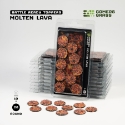 Battle Ready Toppers: Molten Lava Round 28mm (x10) 