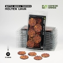 Battle Ready Toppers: Molten Lava Round 40mm (x5) 
