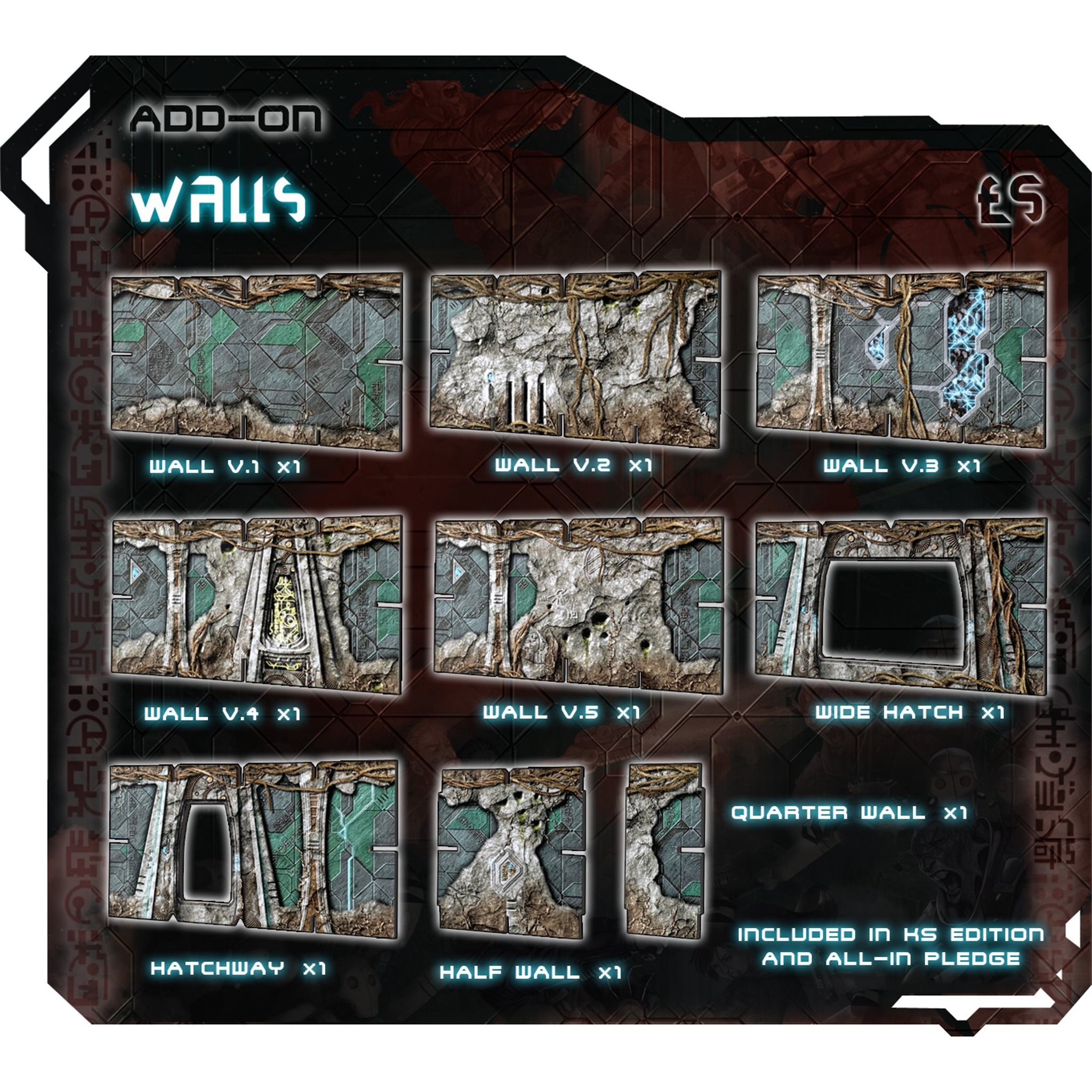 Battle Systems: Alien Catacomb Walls 