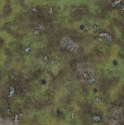 Battle Systems: Gaming Mat: FORSAKEN PLAIN (3x3 GRID) 