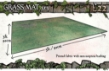Battle Systems: Gaming Mat: Grassy Fields (3 x 3)  - BSTXX002 [5060660091683]