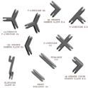 Battle Systems: Plastic Terrain Clips: Grey (2023) 