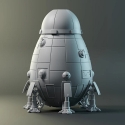 Battletech: Overlord C Class Map Scale Dropship 