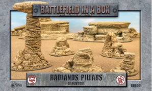 Battlefield in a Box: Badlands Pillars: Sandstone