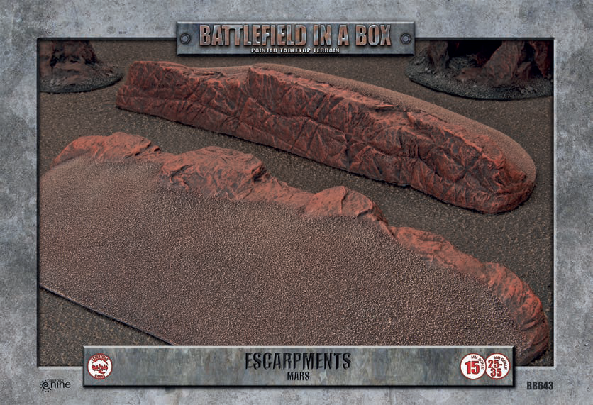 Battlefield in a Box: Escarpments: Mars 