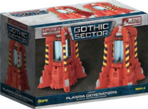 Battlefield in a Box: Gothic Sector Legion: Plasma Generators [Red]