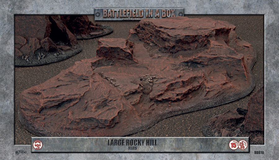 Battlefield in a Box: Large Rocky Hill: Mars  