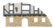 Battlefield in a Box: Wartorn Village: Large Ruin (Sandstone) - BB633 [9420020257061]