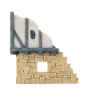 Battlefield in a Box: Wartorn Village: Small Ruin (Sandstone) - BB631 [9420020257047]