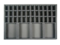 Battlefoam: 36 Medium Large Troop 4 Cavalry Foam Tray (1") 