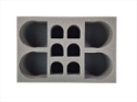 Battlefoam: Adeptus Titanicus: 4 Warhound Scout Titan 6 Knight Foam Tray (BFS-3) 