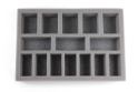 Battlefoam Small Tray (BFS): Large Troop (1") 