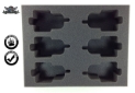Battlefoam: WH30K: 6 Javelin Attack Speeder Foam Tray (BFL-3) 