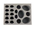 Battlefoam: WH40K: Genestealer Cults: 3 Atalan Jackals 3 Ridgerunner Scouts Foam Tray (BFL-2.5) 