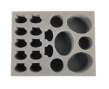 Battlefoam: WH40K: Genestealer Cults: 3 Atalan Jackals 3 Ridgerunner Scouts Foam Tray (BFL-2.5) - BF-BFL-GC3AJ3RS [810346035426]