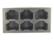 Battlefoam: WH40K: Orks: 6 Killa Kanz Foam Tray (BFM-3) - BF-BFM-6KK [812541022546]