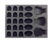 Battlefoam: WH40K: Space Marine: Tray: 15 Terminator 5 Bike 3 Speeder Foam Tray (BFL-2.5) - BF-BFL-15TM5B3S2 [810346037314]