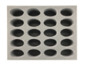 Battlefoam: WHF/WH40K: Daemon: Tray: 20 Chaos Flesh Hounds Foam Tray (BFL-2) 