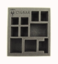 Battlefoam: Warmachine: Cygnar: Half Tray: Starter Demo (PP.5) 8.5" x 7.75" x 2.5" 