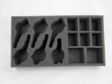 Battlefoam: Warmachine: Khador: Tray: Iron Fang Uhlan (3.5" Tray) 