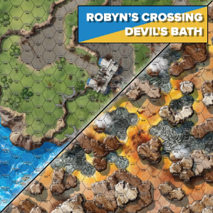 Battletech: Battle Mat: Robyn's Crossing/ Devil's Bath