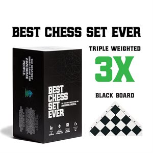 Best Chess Set Ever (Black/Green Reversible) 