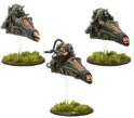 Beyond the Gates of Antares Isorian: Pulse Bike Command Squad (3) 