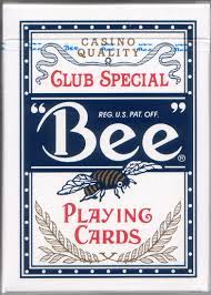 Bicycle Playing Cards: Bee Poker Cards (Blue)  