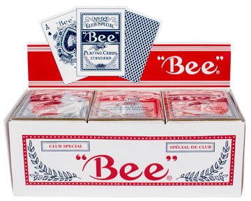 Bicycle Playing Cards: Bee Poker Cards (Red) 
