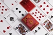 Bicycle Playing Cards: MetalLuxe Holiday Red - 10036357 [073854095140]