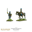 Black Powder American Civil War (28mm): Confederate Officers Advancing (Foot & Mounted) A 